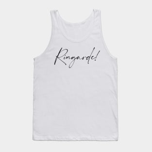 Ringarde- Basic B written in black Tank Top